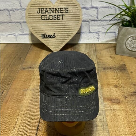 Kangol Glitter Denim Army Cap / Hat Size XL - Picture 3 of 9